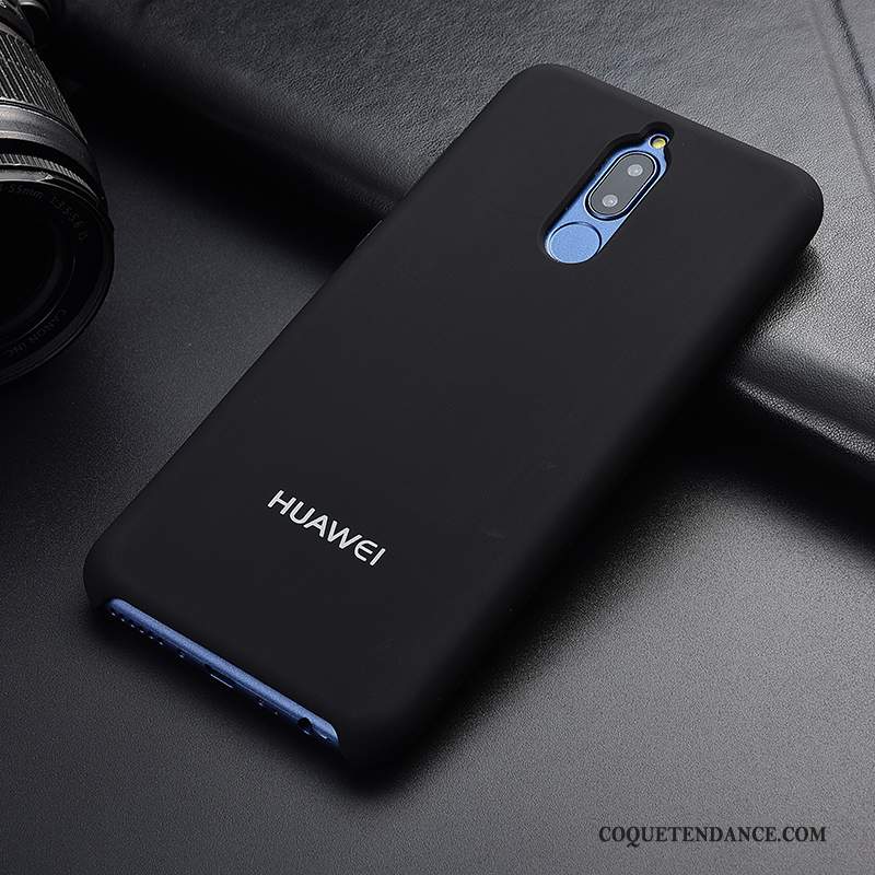 Huawei Mate 10 Lite Coque Bleu Marin De Téléphone Délavé En Daim Silicone Protection