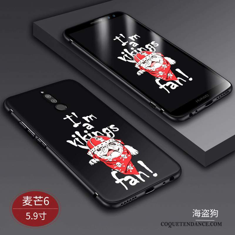 Huawei Mate 10 Lite Coque De Téléphone Personnalité Noir Protection Marque De Tendance