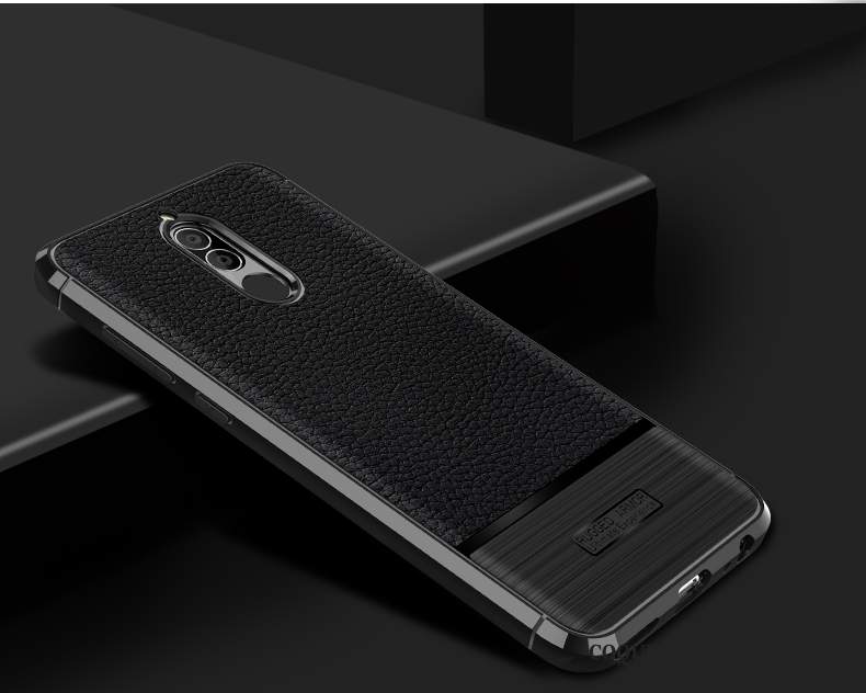 Huawei Mate 10 Lite Coque Incassable De Téléphone Peau Douce Noir Silicone