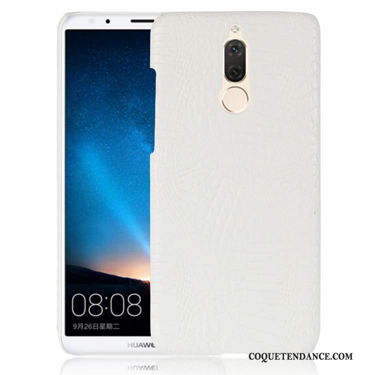 Huawei Mate 10 Lite Coque Incassable Modèle Fleurie De Téléphone Cuir