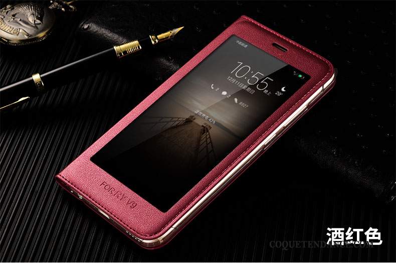 Huawei Mate 10 Lite Coque Incassable Rose Tout Compris De Téléphone Étui En Cuir