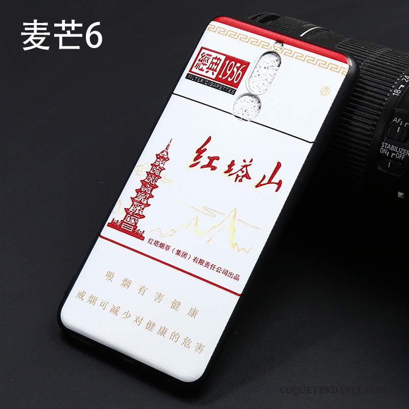 Huawei Mate 10 Lite Coque Protection Fluide Doux Personnalité Créatif Rouge