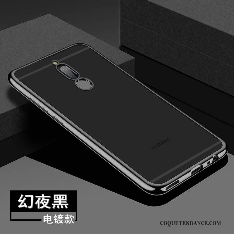 Huawei Mate 10 Lite Coque Silicone Anneau Tout Compris Noir Transparent