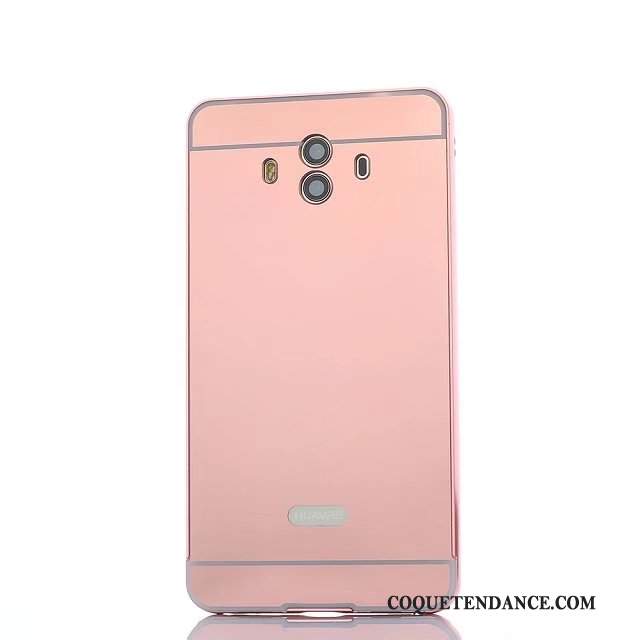 Huawei Mate 10 Pro Coque Border Étui De Téléphone Rose Couvercle Arrière