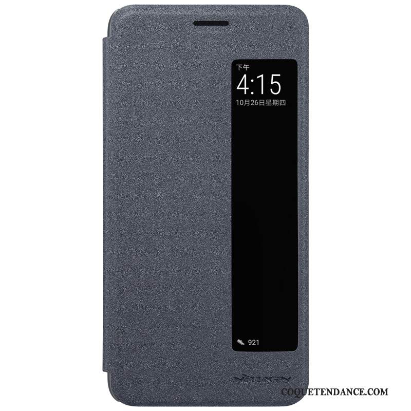 Huawei Mate 10 Pro Coque De Téléphone Protection Étui En Cuir Or Housse