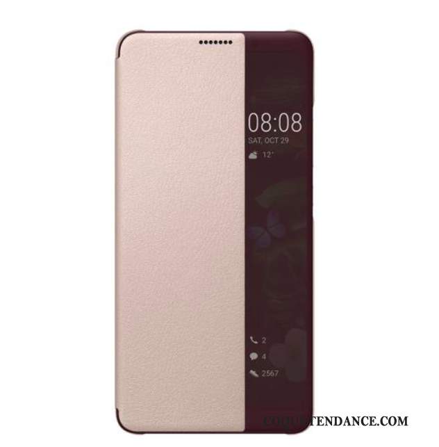 Huawei Mate 10 Pro Coque Dormance Bleu Protection Étui De Téléphone