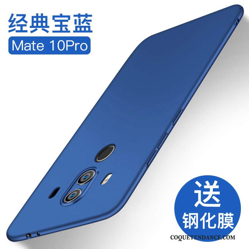 Huawei Mate 10 Pro Coque Incassable Délavé En Daim Très Mince Silicone Tout Compris