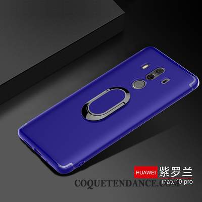 Huawei Mate 10 Pro Coque Magnétisme Noir Support De Téléphone Anneau