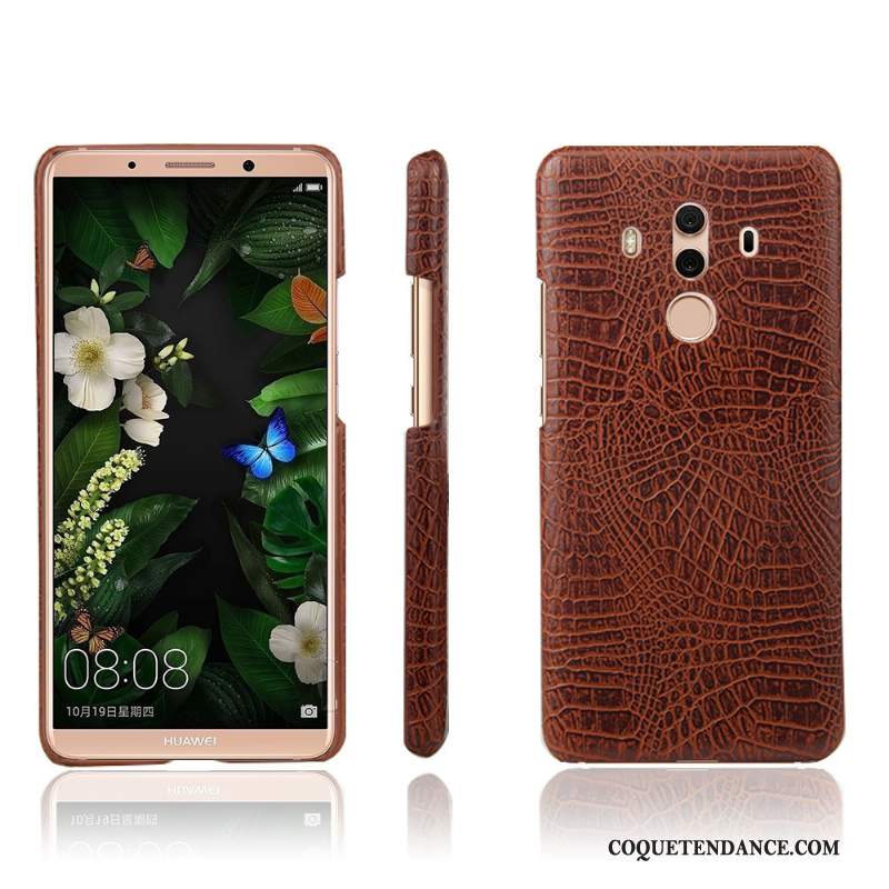 Huawei Mate 10 Pro Coque Nouveau Protection De Téléphone Crocodile Modèle Étui