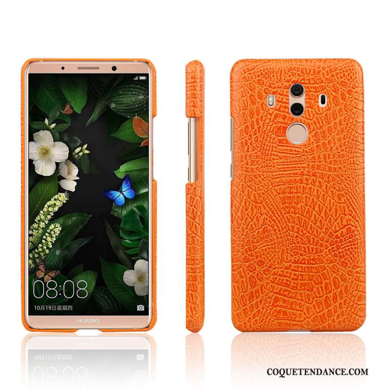 Huawei Mate 10 Pro Coque Nouveau Protection De Téléphone Crocodile Modèle Étui