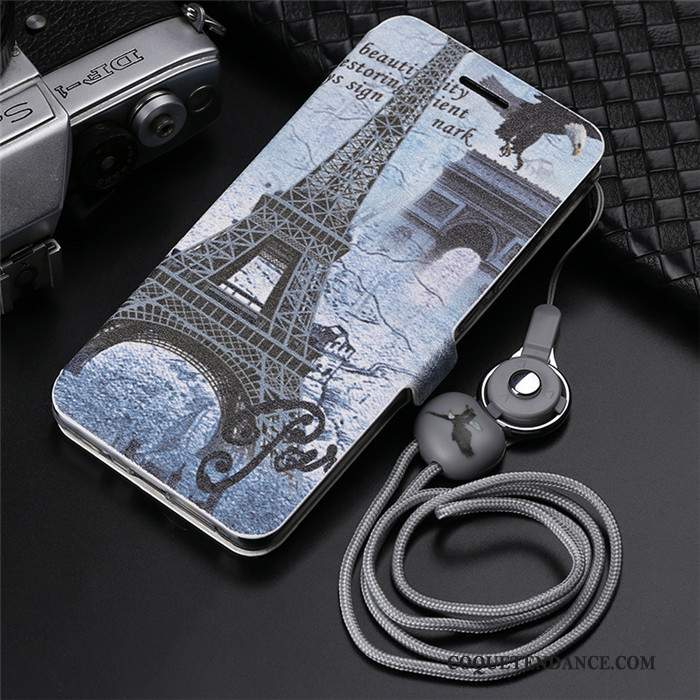 Huawei Mate 10 Pro Coque Silicone Bleu Fluide Doux Clamshell Étui En Cuir