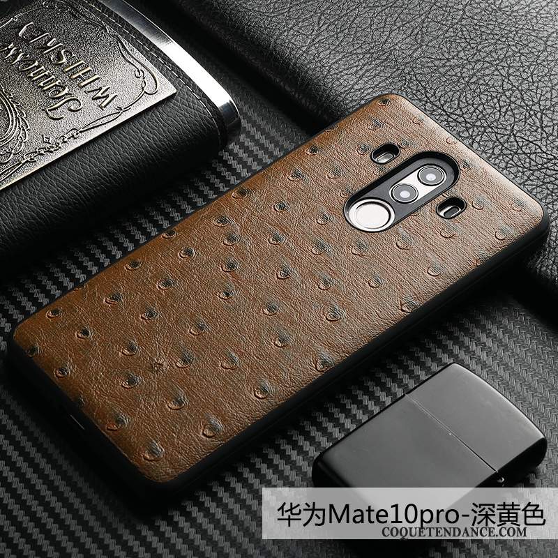 Huawei Mate 10 Pro Coque Tout Compris Qualité Étui En Cuir Business Incassable