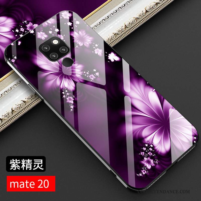 Huawei Mate 20 Coque Célébrité Luxe Marque De Tendance Bleu Style Chinois