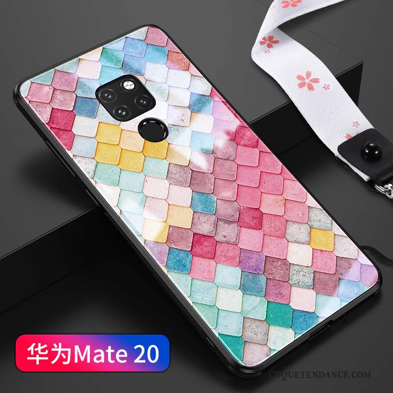 Huawei Mate 20 Coque De Téléphone Tout Compris Verre Incassable Vert