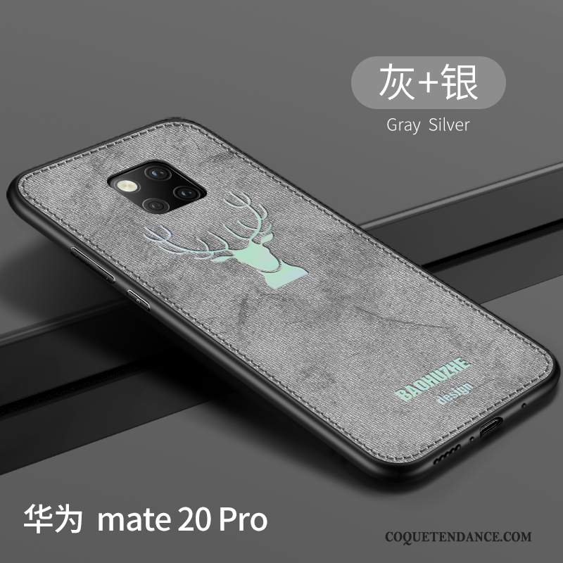 Huawei Mate 20 Pro Coque Délavé En Daim Créatif Incassable Marque De Tendance Protection