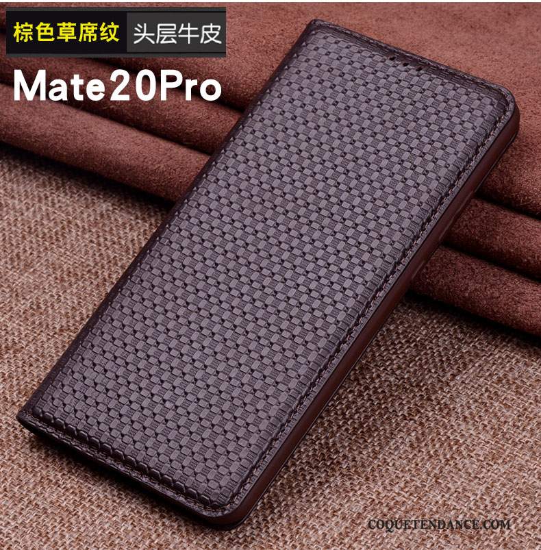 Huawei Mate 20 Pro Coque Étui Protection Étui En Cuir