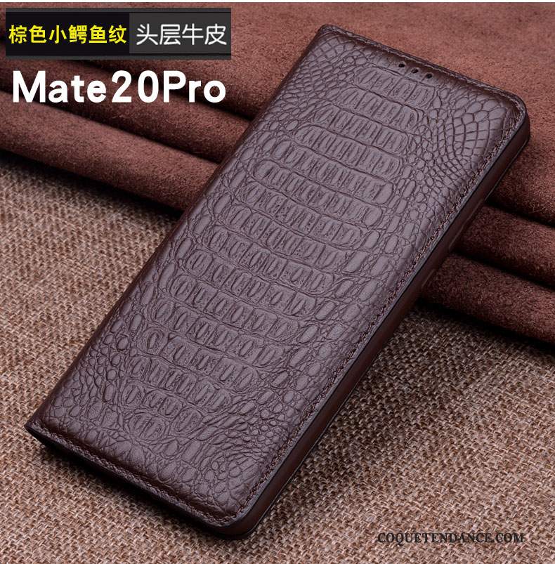 Huawei Mate 20 Pro Coque Étui Protection Étui En Cuir