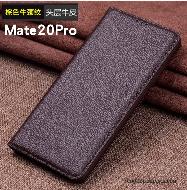 Huawei Mate 20 Pro Coque Étui Protection Étui En Cuir