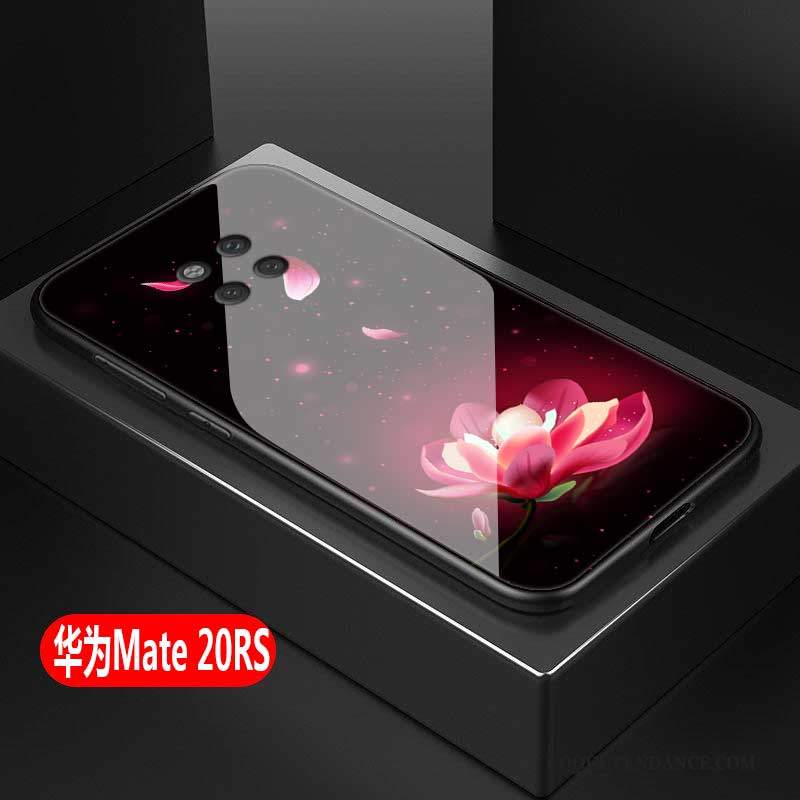 Huawei Mate 20 Rs Coque Silicone Verre Incassable Étui Fluide Doux