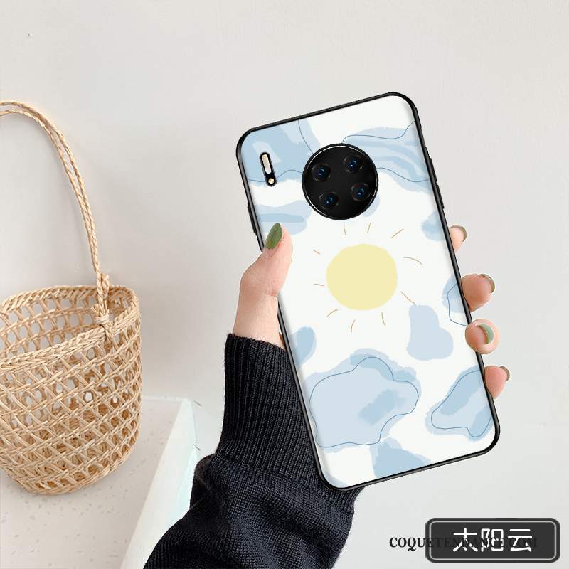 Huawei Mate 30 Coque Créatif Charmant Miroir De Téléphone Tout Compris
