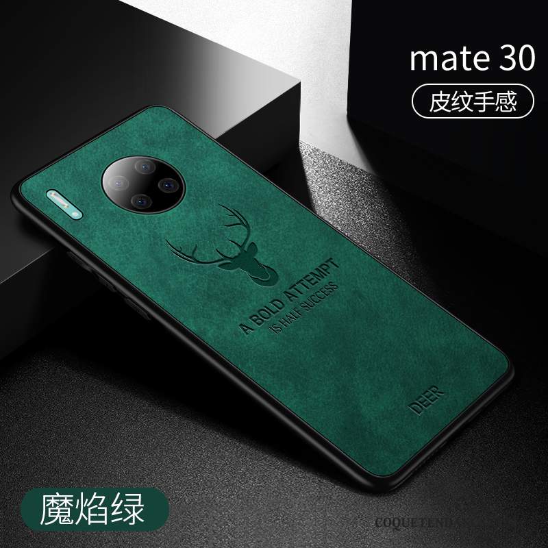 Huawei Mate 30 Coque Cuir Étui En Cuir Créatif Silicone Protection