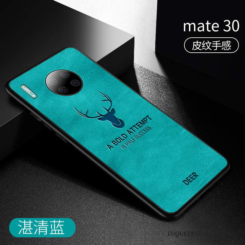 Huawei Mate 30 Coque Cuir Étui En Cuir Créatif Silicone Protection