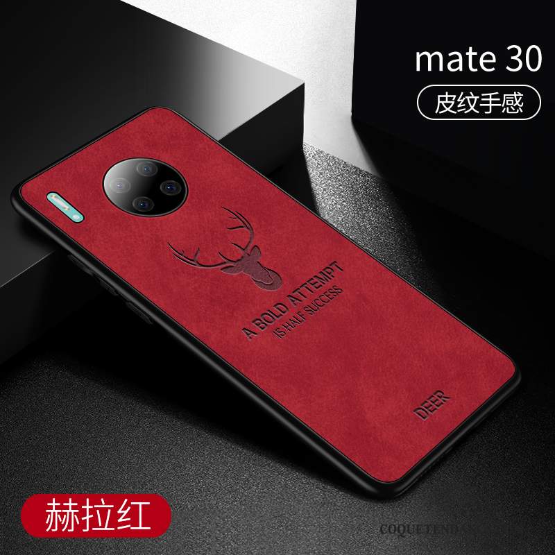 Huawei Mate 30 Coque Cuir Étui En Cuir Créatif Silicone Protection