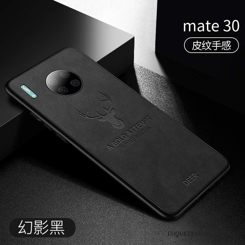 Huawei Mate 30 Coque Cuir Étui En Cuir Créatif Silicone Protection