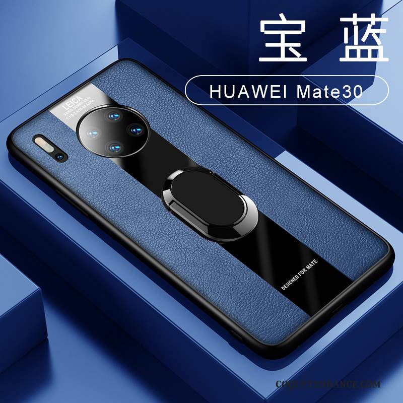 Huawei Mate 30 Coque De Téléphone Très Mince Incassable Vert Magnétisme