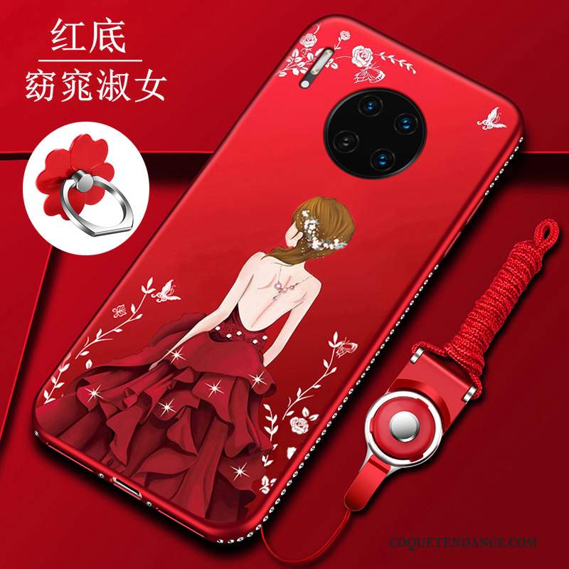 Huawei Mate 30 Coque Incruster Strass Incassable De Téléphone Personnalité Dames