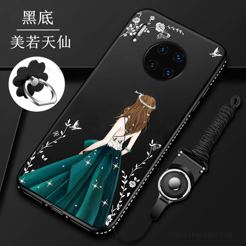 Huawei Mate 30 Coque Incruster Strass Incassable De Téléphone Personnalité Dames