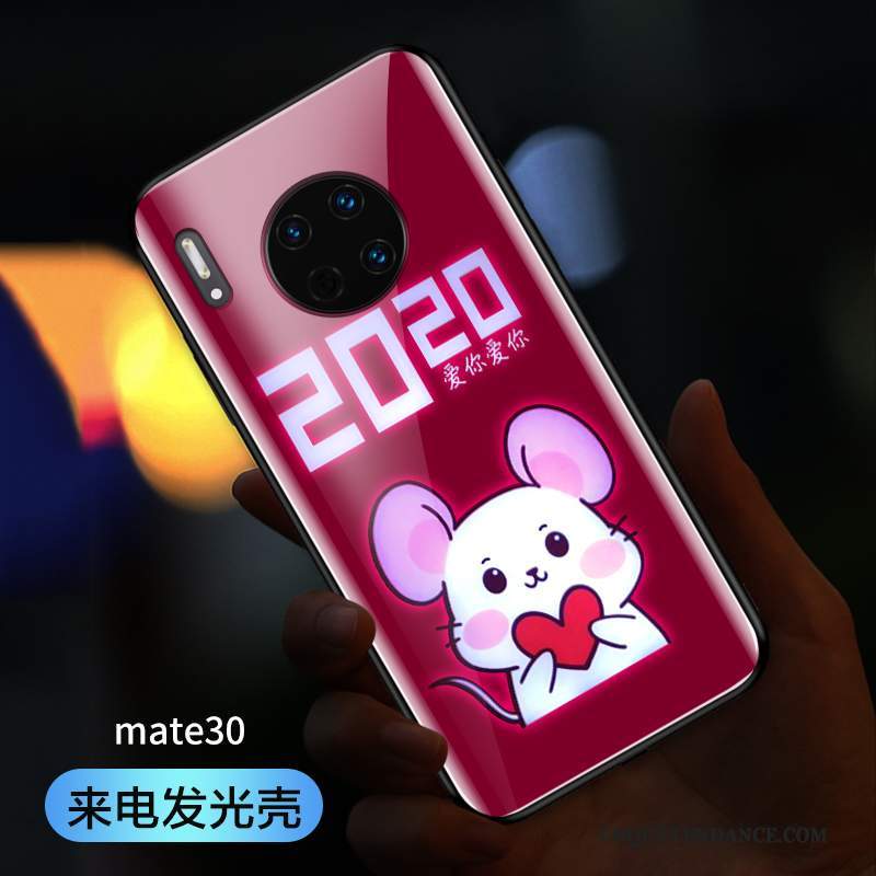 Huawei Mate 30 Coque Net Rouge Créatif Tout Compris De Téléphone Nouveau