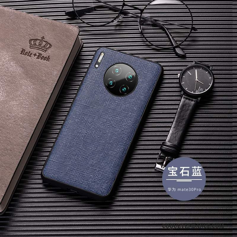 Huawei Mate 30 Pro Coque De Téléphone Incassable Qualité Noir Luxe