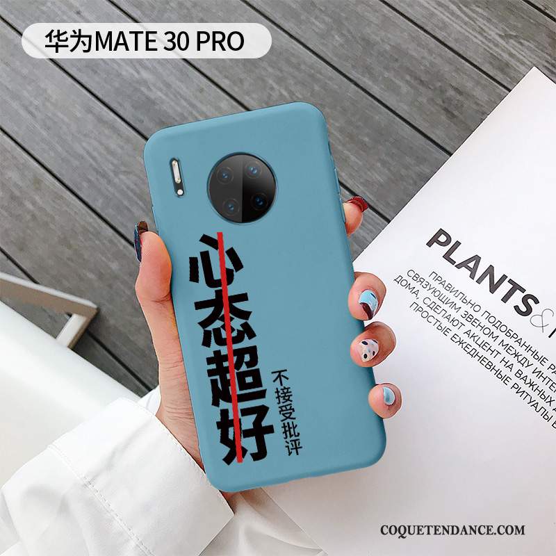 Huawei Mate 30 Pro Coque De Téléphone Personnalité Créatif Délavé En Daim Protection