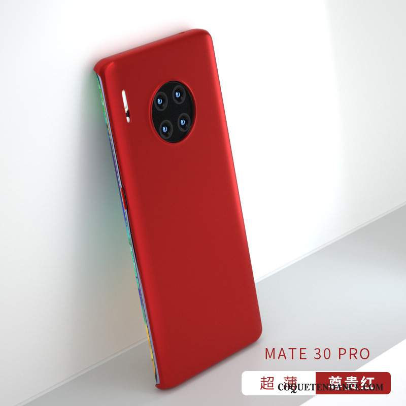 Huawei Mate 30 Pro Coque Délavé En Daim Marque De Tendance Difficile De Téléphone