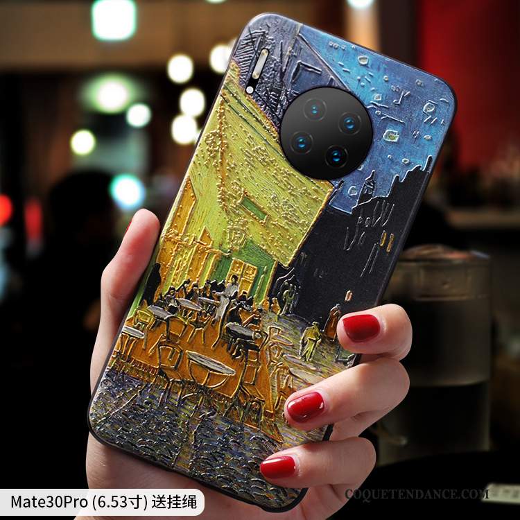 Huawei Mate 30 Pro Coque Incassable De Téléphone Ornements Suspendus Silicone Marque De Tendance