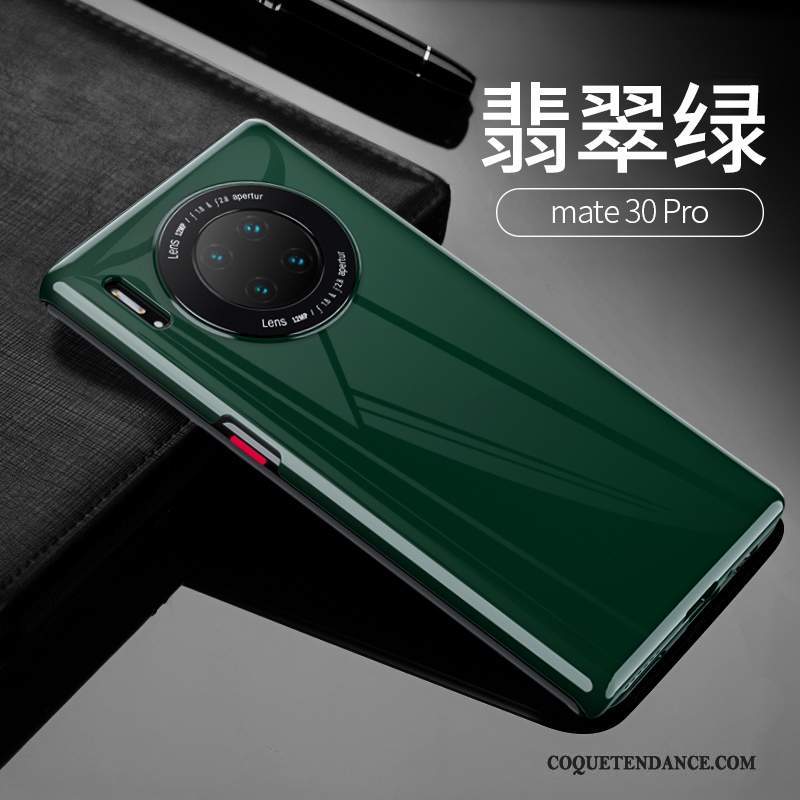 Huawei Mate 30 Pro Coque Tout Compris Net Rouge Verre Marque De Tendance Très Mince