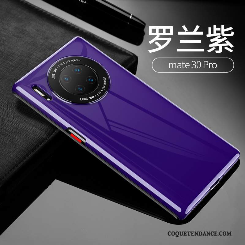 Huawei Mate 30 Pro Coque Tout Compris Net Rouge Verre Marque De Tendance Très Mince