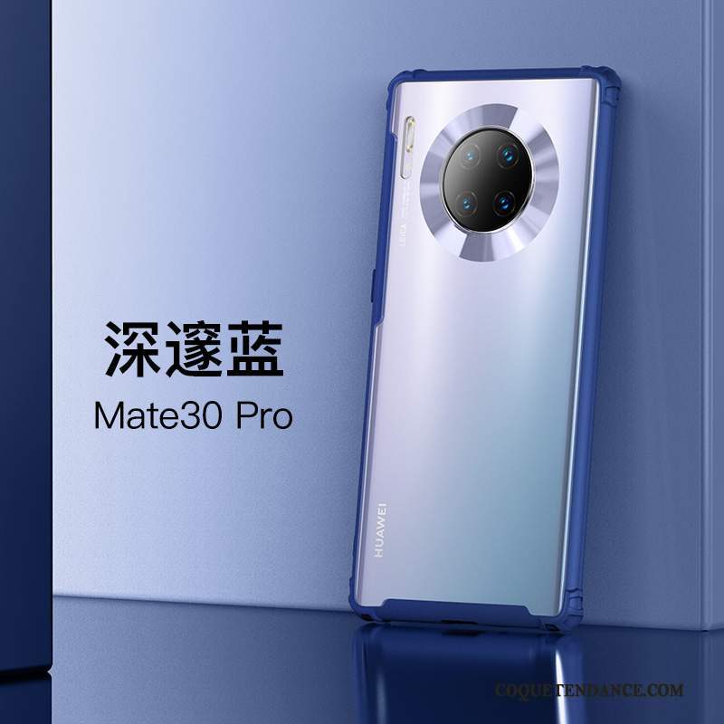 Huawei Mate 30 Pro Coque Transparent Protection Luxe Fluide Doux Silicone