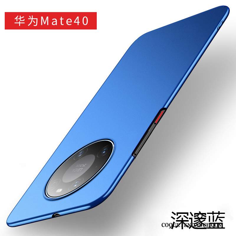 Huawei Mate 40 Coque Délavé En Daim Incassable Protection Fluide Doux Nouveau