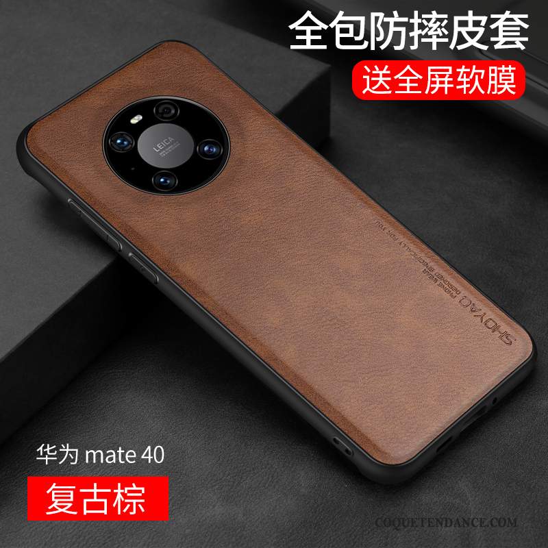 Huawei Mate 40 Coque Tendance Étui Protection Fluide Doux