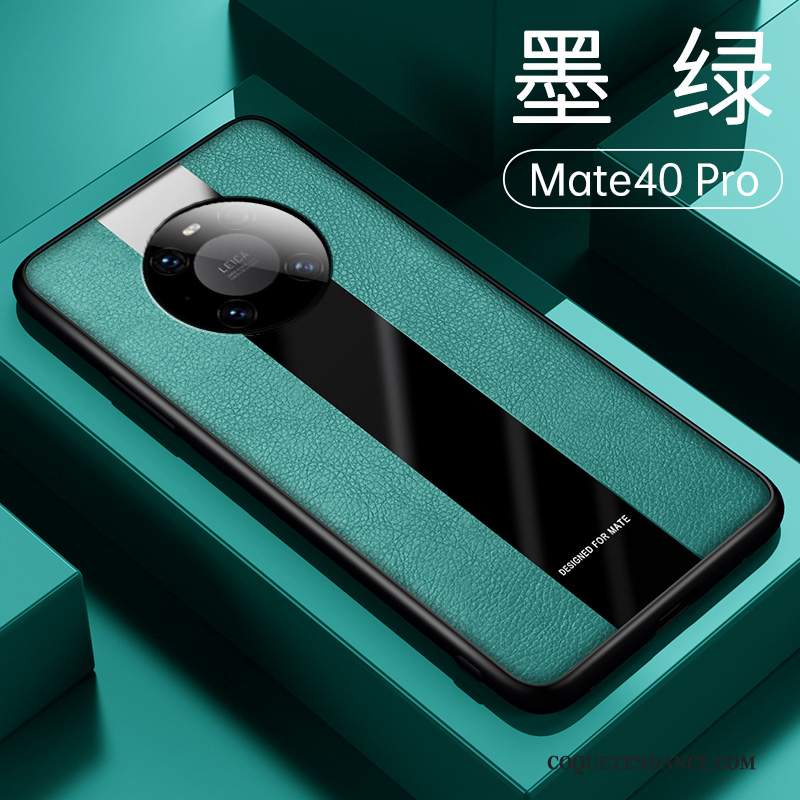 Huawei Mate 40 Pro Coque Fluide Doux Simple Protection Étui Silicone