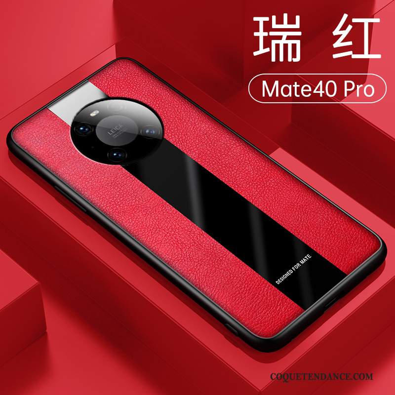 Huawei Mate 40 Pro Coque Fluide Doux Simple Protection Étui Silicone