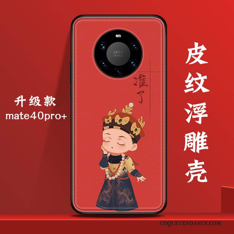 Huawei Mate 40 Pro+ Coque Nouveau Vent Créatif Vert Incassable