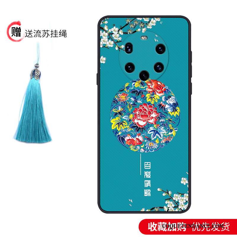 Huawei Mate 40 Pro+ Coque Protection Très Mince Créatif Tendance Style Chinois