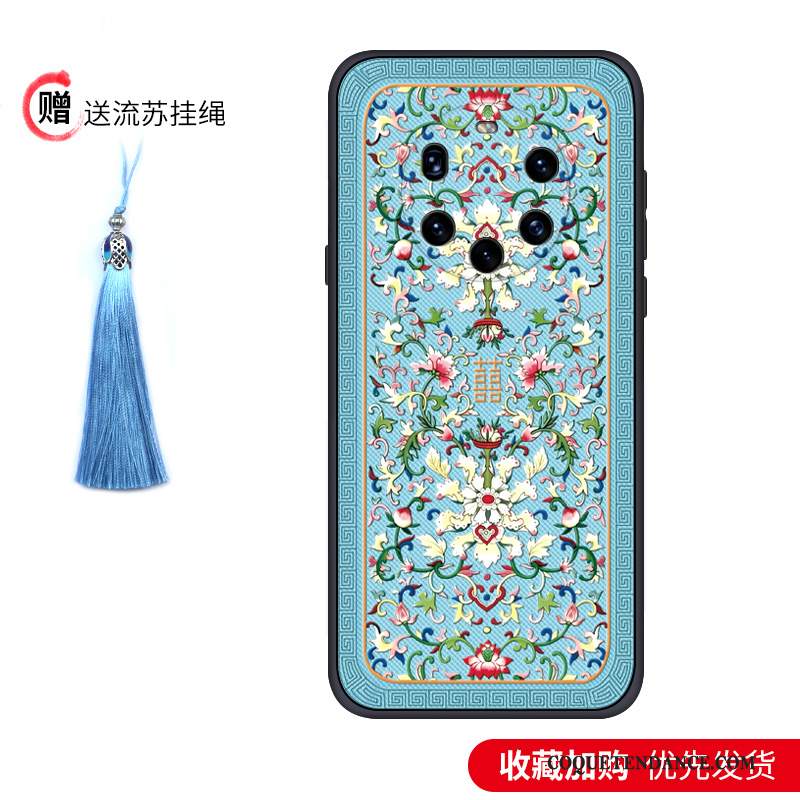 Huawei Mate 40 Pro+ Coque Protection Très Mince Créatif Tendance Style Chinois