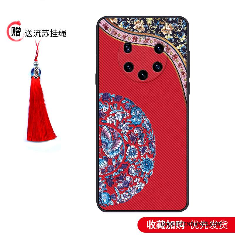 Huawei Mate 40 Pro+ Coque Protection Très Mince Créatif Tendance Style Chinois