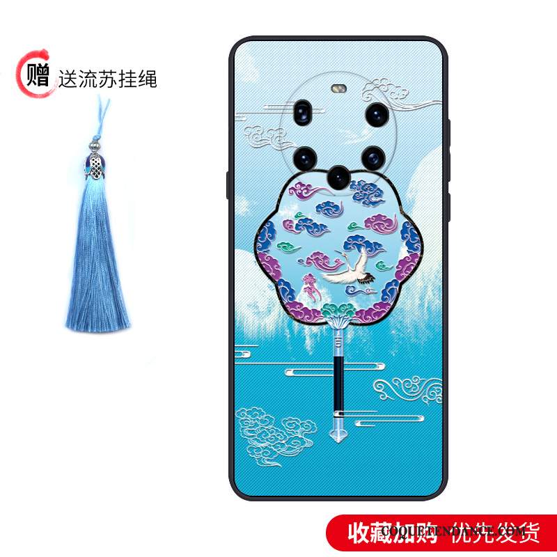 Huawei Mate 40 Pro+ Coque Protection Très Mince Créatif Tendance Style Chinois