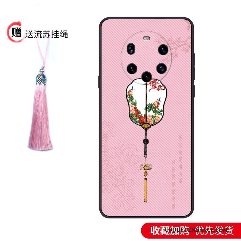 Huawei Mate 40 Pro+ Coque Protection Très Mince Créatif Tendance Style Chinois