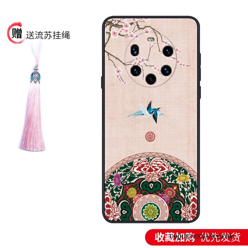 Huawei Mate 40 Pro+ Coque Protection Très Mince Créatif Tendance Style Chinois